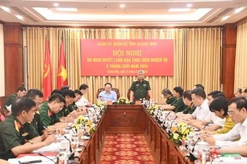 Đảng ủy Quân sự tỉnh Quảng Ninh ra nghị quyết lãnh đạo thực hiện nhiệm vụ 6 tháng cuối năm 2024