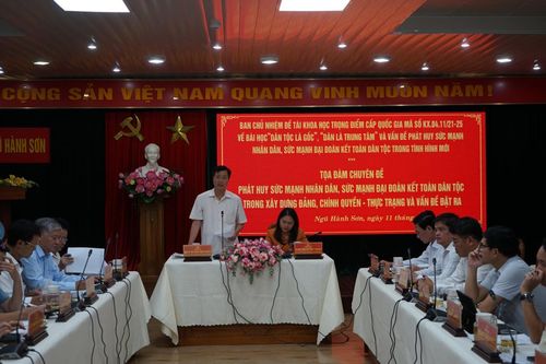 Phát huy sức mạnh nhân dân, sức mạnh đại đoàn kết toàn dân tộc trong tình hình mới