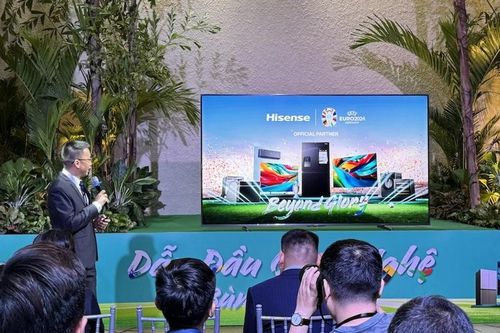 Hisense ra mắt chiến dịch 'Dẫn đầu công nghệ, Bùng nổ EURO' tại Việt Nam