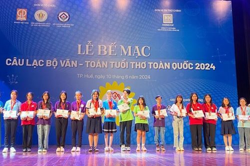 Đại diện Kon Tum đạt nhiều thành tích ở Câu lạc bộ Văn - Toán tuổi thơ toàn quốc
