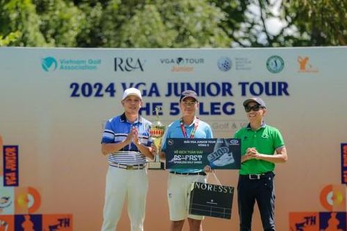 Golfer trẻ Lê Minh Nghĩa lần đầu vô địch VGA Junior Tour