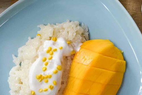 Xôi xoài - một trong những món ăn đường phố ngon nhất của Thái Lan