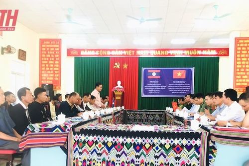Ký kết bản ghi nhớ kết nghĩa cụm dân cư hai bên biên giới năm 2024