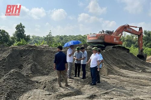 Thiệu Hóa tăng cường quản lý tài nguyên khoáng sản
