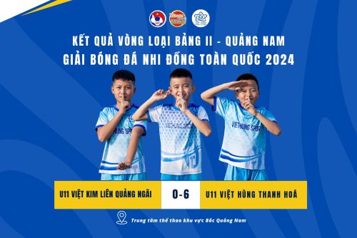 U11 Việt Hùng Thanh Hóa tiếp tục 'làm mưa làm gió' với những vũ điệu futsal đẹp mắt tại Vòng loại Giải Bóng đá Nhi đồng toàn quốc 2024