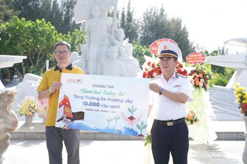 InterLOG trao tặng 10.000 cây phi lao cho Lữ đoàn 146 với sứ mệnh 'Xanh hóa Trường Sa'