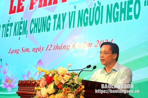 Phát động 'Gửi tiền tiết kiệm, chung tay vì người nghèo' năm 2024