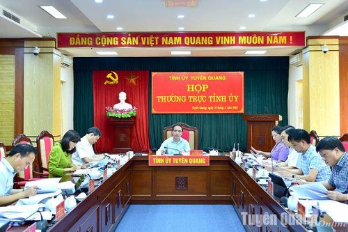 Thường trực Tỉnh ủy cho ý kiến vào một số chủ trương phát triển kinh tế - xã hội