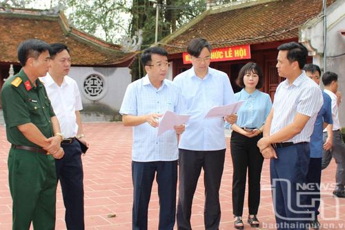 Lãnh đạo tỉnh kiểm tra một số dự án tại Phổ Yên