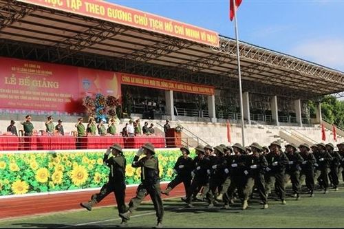 Hoàn thành huấn luyện đầu khóa cho 263 học viên văn bằng 2 của Trường Đại học ANND và CSND