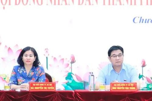 Đại biểu HĐND Thành phố Hà Nội tiếp xúc cử tri