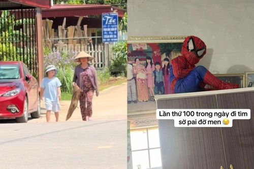 Cười bò khoảnh khắc ông bà trông cháu nghỉ hè 'hở ra là tìm khắp làng chưa thấy'