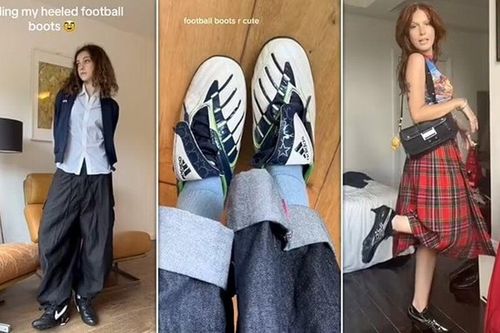 Gen Z 'phát cuồng' với trào lưu đi giày bóng đá cao gót trước thềm Euro 2024