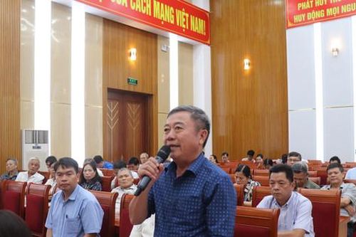 Cử tri quận Hoàng Mai kiến nghị sớm giải quyết các vấn đề dân sinh