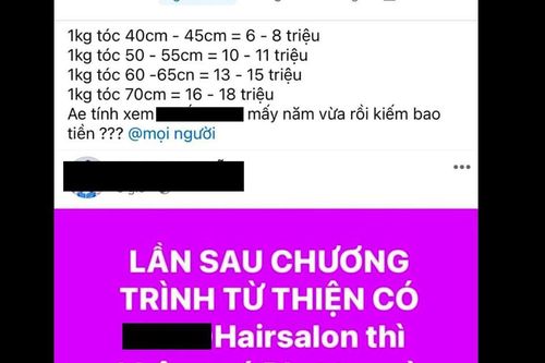Thực hư một salon tại Hà Nội bị tố 'ăn chặn' tóc hiến tặng bệnh nhân ung thư