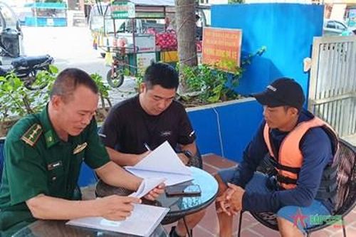 Cảm ơn cán bộ Đồn Biên phòng Hoằng Trường dũng cảm cứu người bị đuối nước
