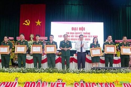 Lực lượng vũ trang tỉnh Tây Ninh xây dựng nhiều điển hình trong Phong trào Thi đua Quyết thắng