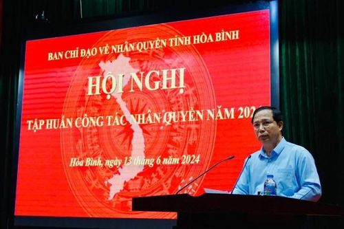 Hòa Bình tập huấn nâng cao hiệu quả công tác nhân quyền