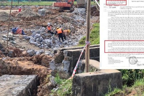 Thanh Hóa: Khẩn trương chỉ đạo làm rõ việc Công ty Đại Dũng phá hủy công trình thủy lợi