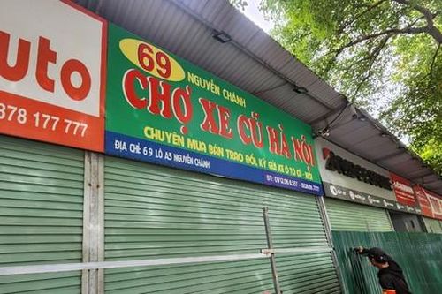 Buộc di dời hàng loạt showroom ô tô, cơ sở kinh doanh trên đất dự án vi phạm trật tự xây dựng
