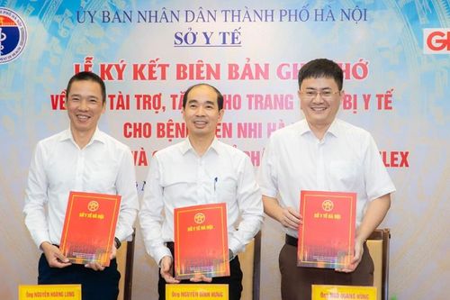 GELEX tài trợ trang thiết bị y tế cho Bệnh viện Nhi Hà Nội