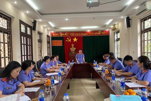 VKSND cấp cao tại Hà Nội kiểm tra công tác kiểm sát tại VKSND huyện Bình Liêu