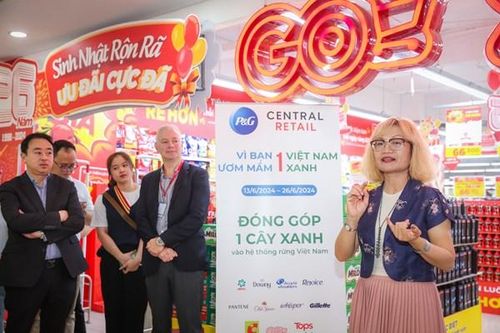 P&G và Central Retail Việt Nam hợp tác triển khai trồng rừng tại Việt Nam