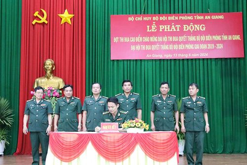 Phát động thi đua quyết thắng trong Bộ đội Biên phòng tỉnh An Giang