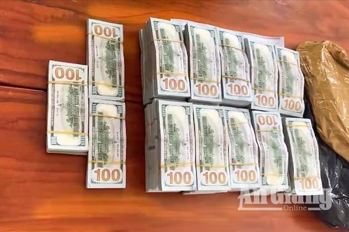 Bắt quả tang đối tượng vận chuyển trái phép 530.150 USD qua biên giới An Giang