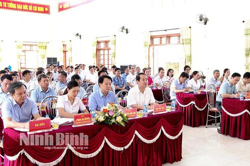 Đại biểu HĐND tỉnh tiếp xúc cử tri huyện Yên Mô, Gia Viễn