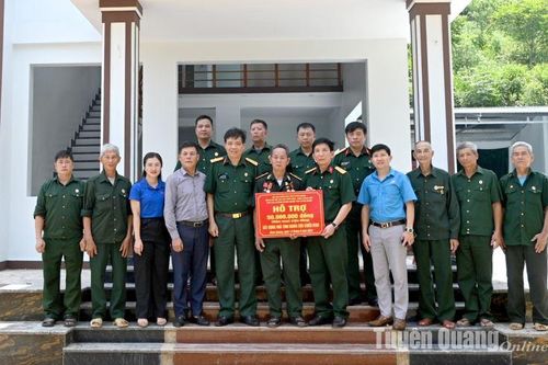Khánh thành Nhà nghĩa tình CCB tại xã Xuân Quang