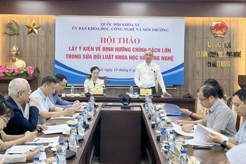 Lấy ý kiến về định hướng chính sách lớn trong sửa đổi Luật Khoa học và Công nghệ