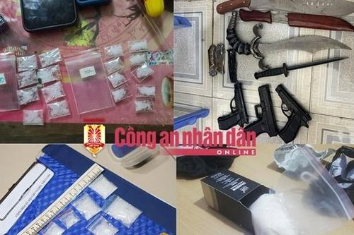 Bắt ma túy, phát hiện ổ vũ khí 'khủng'