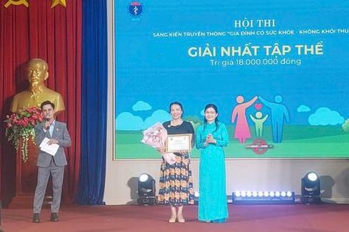 Hội thi giao lưu sáng kiến truyền thông 'Gia đình có sức khỏe - Không khói thuốc'