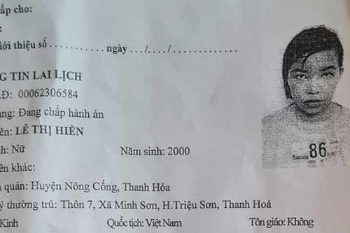 Nữ phạm nhân bị bắt sau ít giờ trốn trại