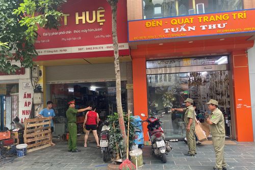 Thị trấn Đông Anh không còn tình trạng lấn chiếm vỉa hè để kinh doanh buôn bán