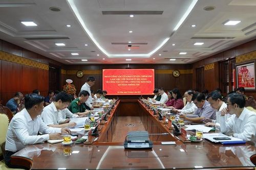 Ban Cơ yếu Chính phủ làm việc với Đà Nẵng về công tác bảo mật và an toàn thông tin