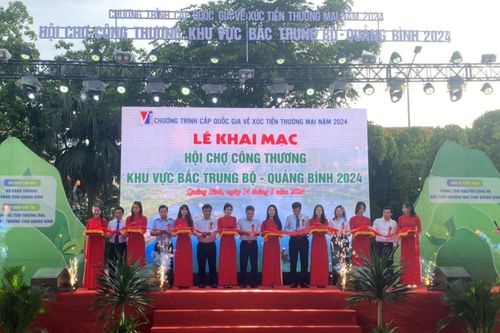 Hơn 250 gian hàng tại Hội chợ công thương khu vực Bắc Trung bộ - Quảng Bình 2024