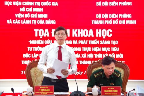 Nghiên cứu, vận dụng và phát triển sáng tạo tư tưởng Hồ Chí Minh trong thực hiện mục tiêu độc lập dân tộc và chủ nghĩa xã hội thời kỳ đối mới