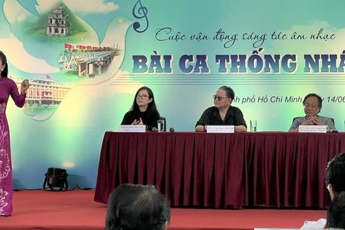 Cuộc vận động sáng tác âm nhạc 'Bài ca thống nhất' chú trọng chất lượng và sự khác biệt