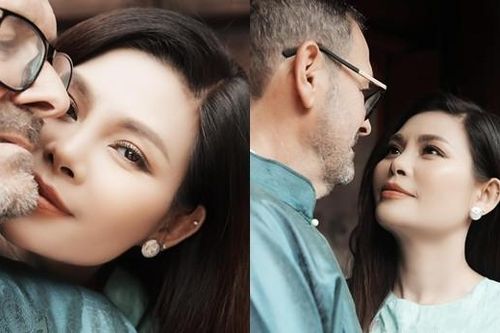 Ngọc Anh nhắn nhủ ông xã U60 người Mỹ: Hãy cầm tay và mỉm cười mỗi sáng