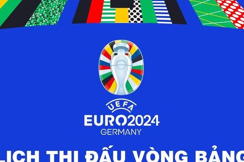 Lịch thi đấu tất cả các trận đấu tại vòng bảng EURO 2024
