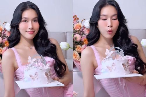 Á hậu Phương Anh ngọt ngào tựa công chúa trong sinh nhật tuổi 26