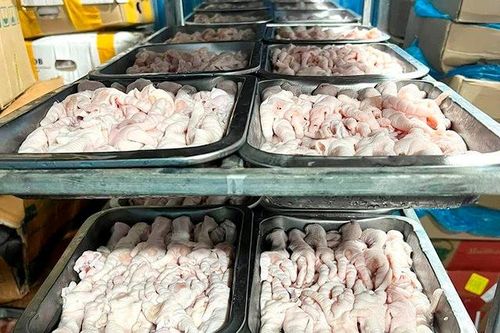 Tạm giữ 3 tấn sản phẩm từ gà không rõ xuất xứ