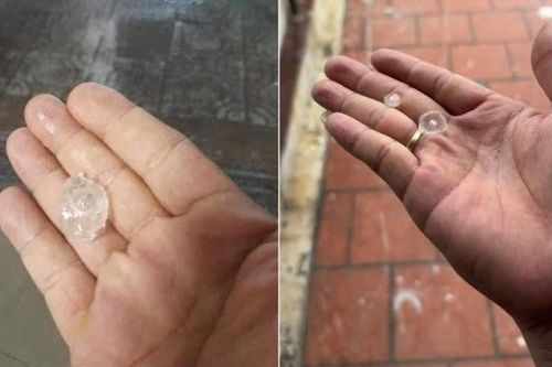Mưa đá xuất hiện tại TP. Hồ Chí Minh