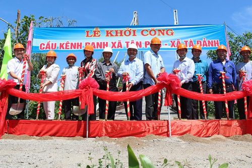 Khởi công xây dựng cầu Kênh Ranh Tân Phú – Tà Đảnh