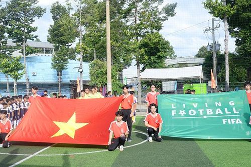 Huyện Châu Phú đăng cai Giải Bóng đá 5 người học sinh tiểu học năm 2024