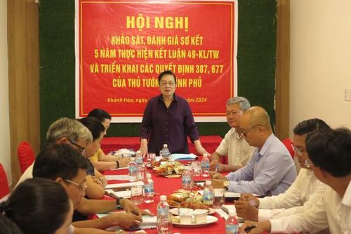 Hội Khuyến học Việt Nam: Khảo sát việc triển khai công tác khuyến học, khuyến tài tại Khánh Hòa