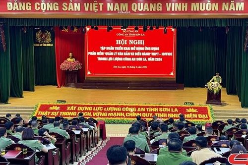 Công an tỉnh Tập huấn triển khai phần mềm 'Quản lý văn bản và điều hành' VNPT-IOFFICE