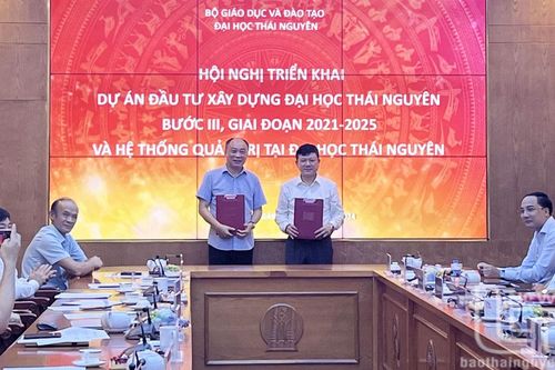 Hợp tác triển khai Dự án đầu tư xây dựng Đại học Thái Nguyên bước 3